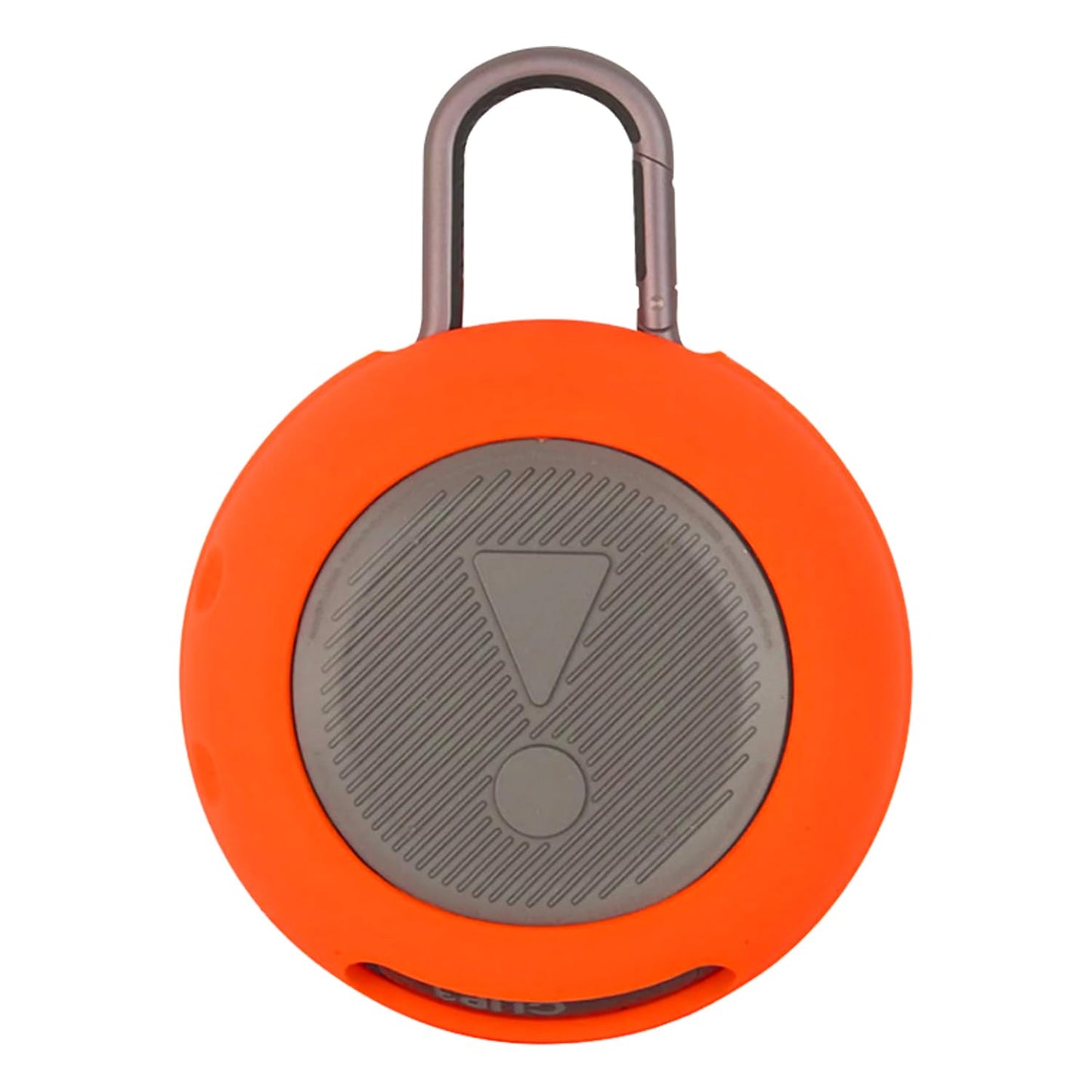 NSHOLSTAME Silicone Case Compatible with Clip 3 Speaker,Carrying Case for Clip 3 Waterproof Portable Speaker (Orange)