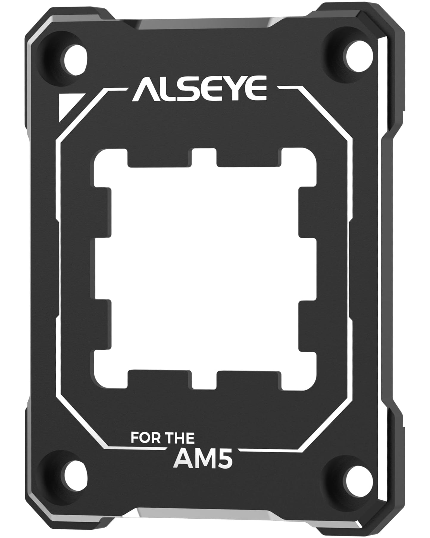 ALSEYE CPU Contact Frame for AM5 Retrofit Kit, Anti-Bending Buckle for AMD AM5 CPU (Black)