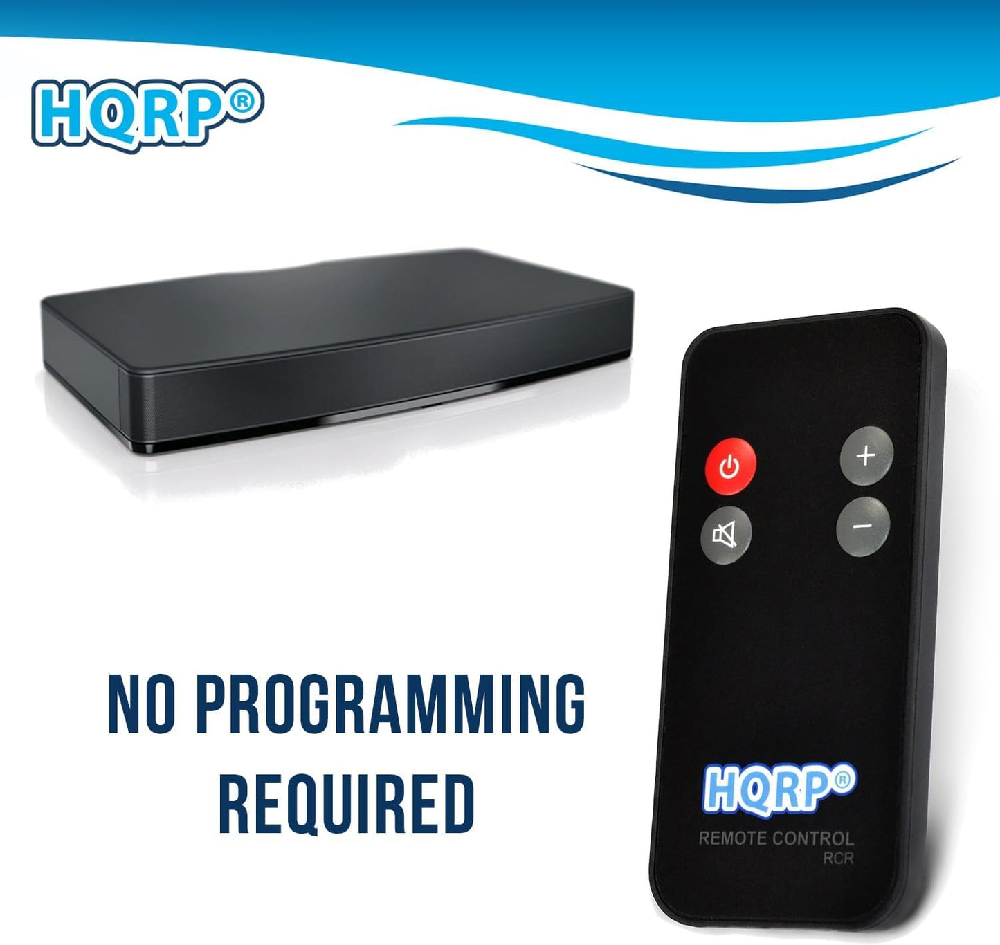 HQRP Remote Control Compatible with Bose Solo 410376, Solo 5 10 15 TV Sound System Series II, Solo SoundBar II, CineMate 10 15 Home Theather Speaker