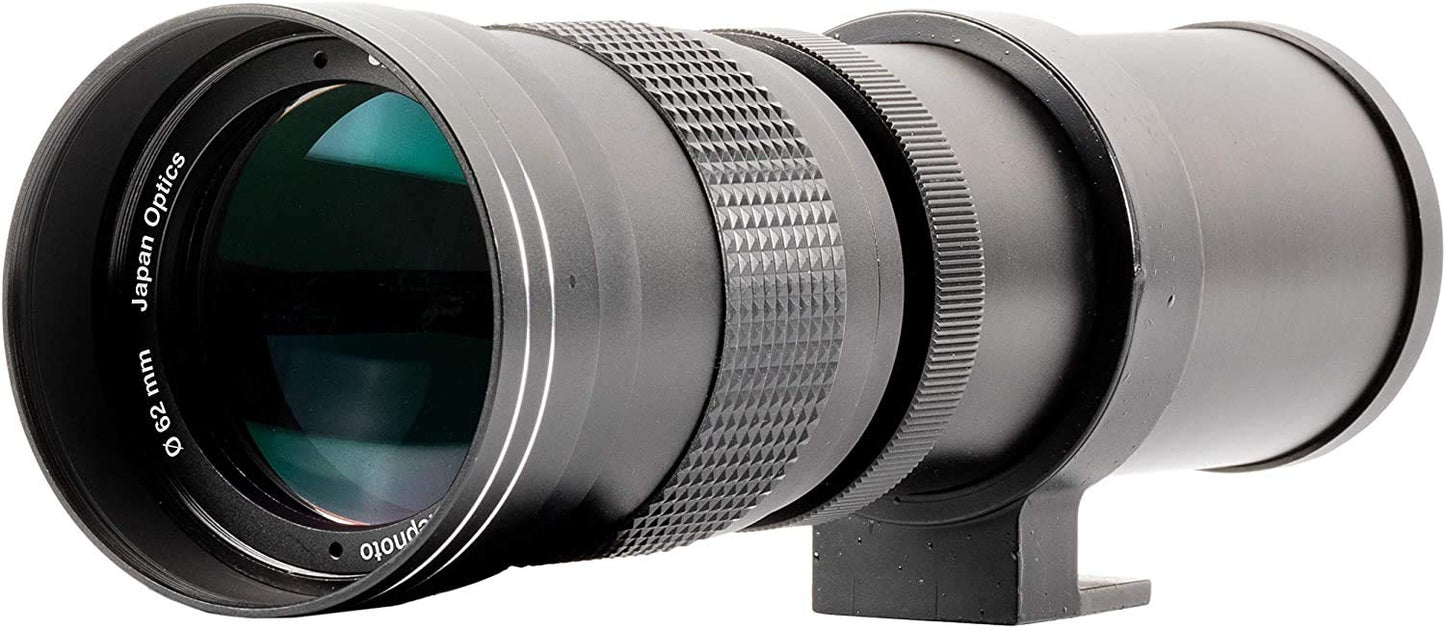 Ultimaxx 420-800mm (w/Converter 840-1600mm) f/8.3-16 HD Manual Telephoto Zoom T-Mount Lens Kit for Canon EOS 9000D 800D 760D 750D 700D 1300D 1200D