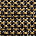 Mojotone Black and Tan Grill Cloth 33" Wide