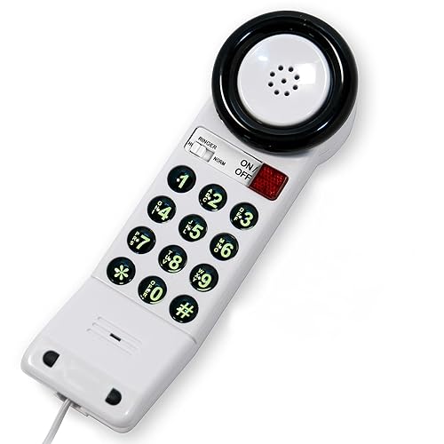 Med-Pat XL88Q - Easy to Use One-Piece Telephone with Ring/in-Use Light Indicator, Extra Loud-Extra Clear Volume Boost, for Busy Settings, Elderly