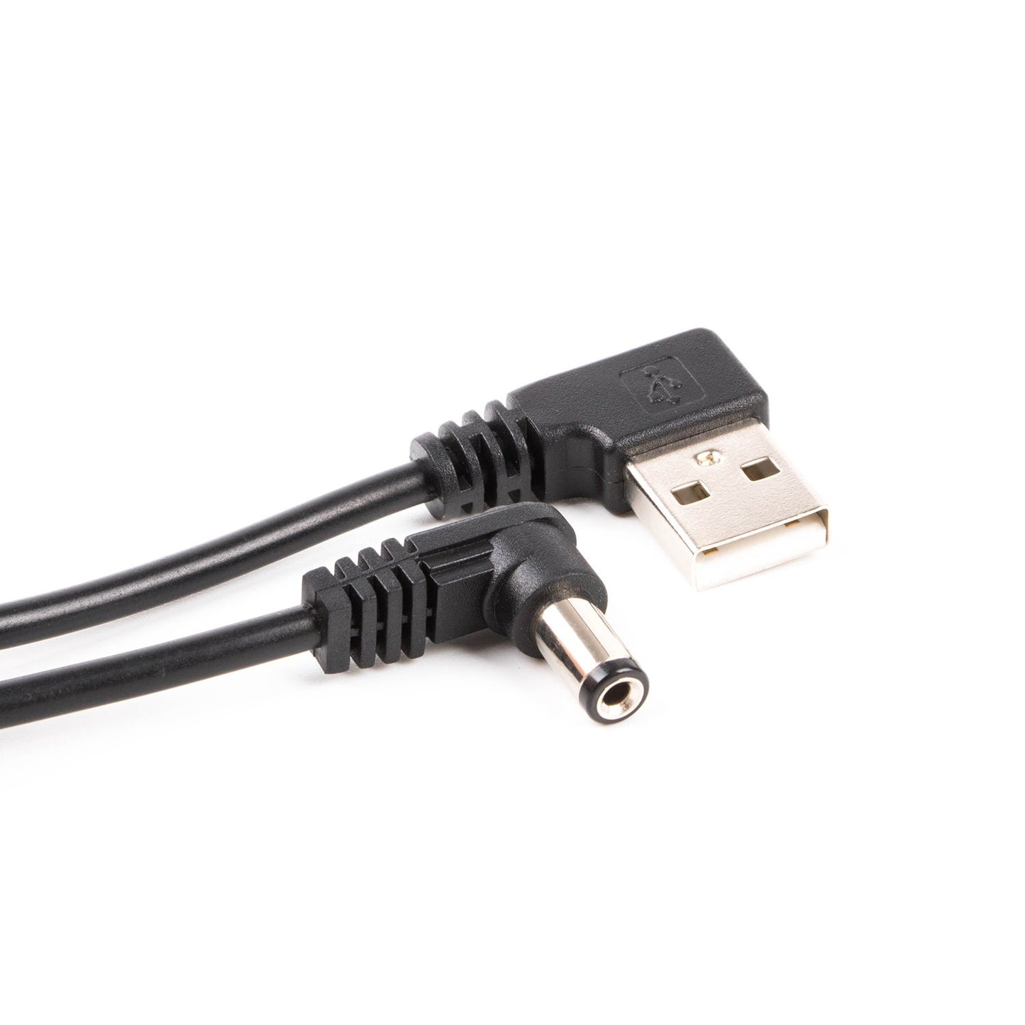 usangreen USB to Barrel Cable USB to 5.5mm/2.1mm Angled 5V DC Power Cable (Right Angled