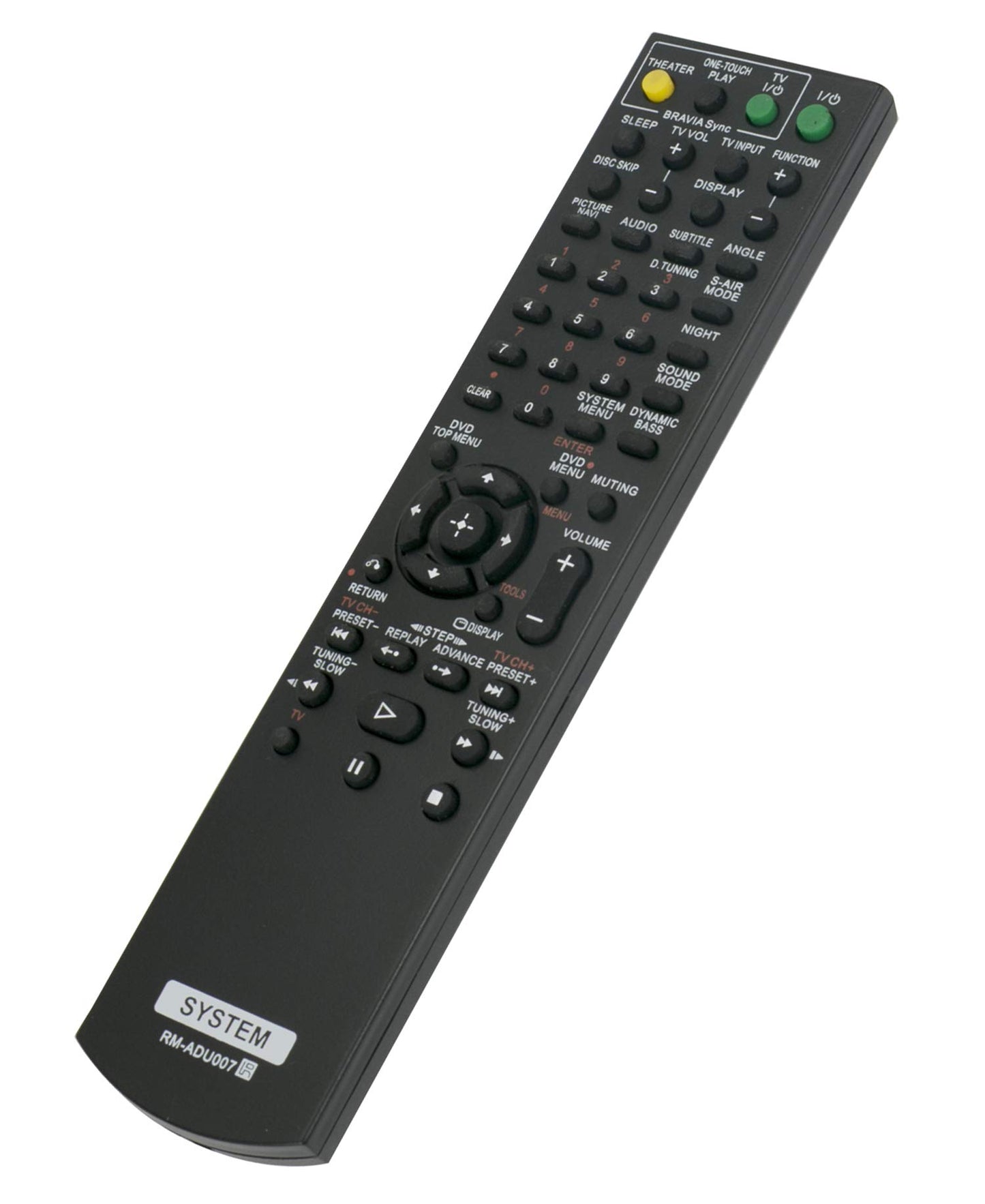 New RM-ADU007 Relaced Remote fit for Sony DAV-HDX274 DAV-HDX275 DAV-HDZ273 HCDHDX277 HCD-HDX287WC DAV-HDX475 HCD-HDX275 HCD-HDX576 HCD-HDX475