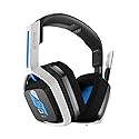 ASTRO Gaming A20 Wireless Headset Gen 2 - Compatible with PlayStation 4 & 5 / PC/Mac - White/Blue