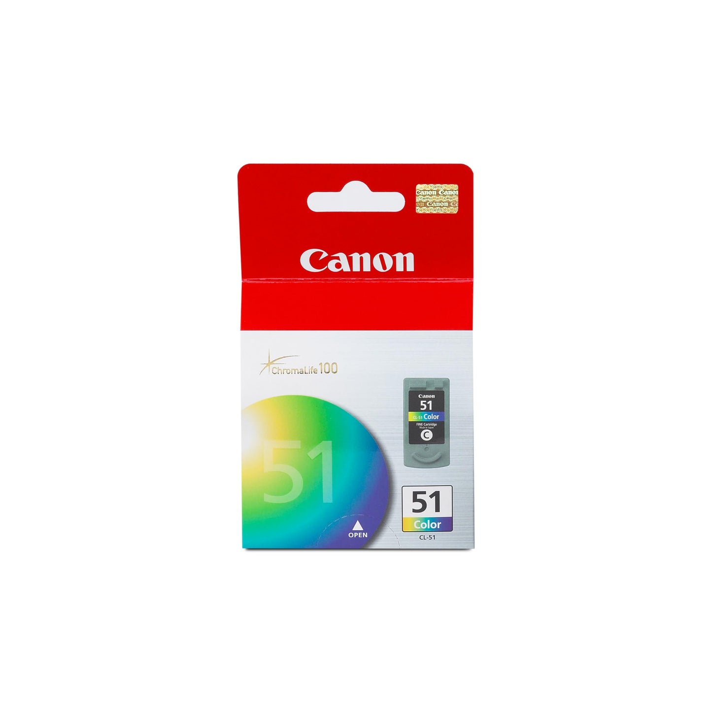 Canon CL-51 Genuine Color Ink Cartridge, Compatible with iP6310D/6220D/6210D, MX310/300, MP460/170/160/150/180/450/460