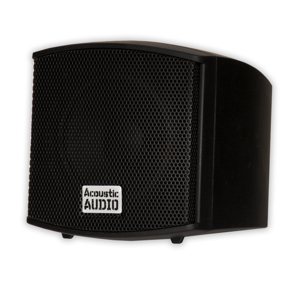Acoustic Audio AA321B and AA32CB Mountable Indoor Speakers Home Theater 7 Speaker Set