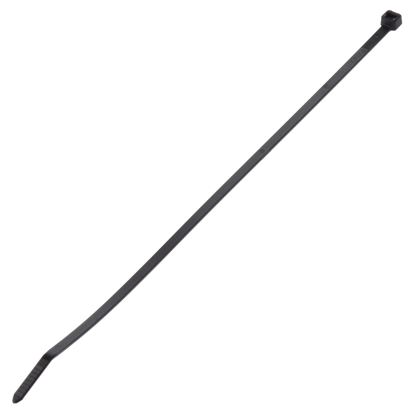 Panduit PLT5H-L0 Pan-Ty Cable Tie, Weather Resistant Nylon 6.6, Heavy Cross Section, Straight Tip, 175lbs Min Tensile Strength, 5.0" Max Bundle
