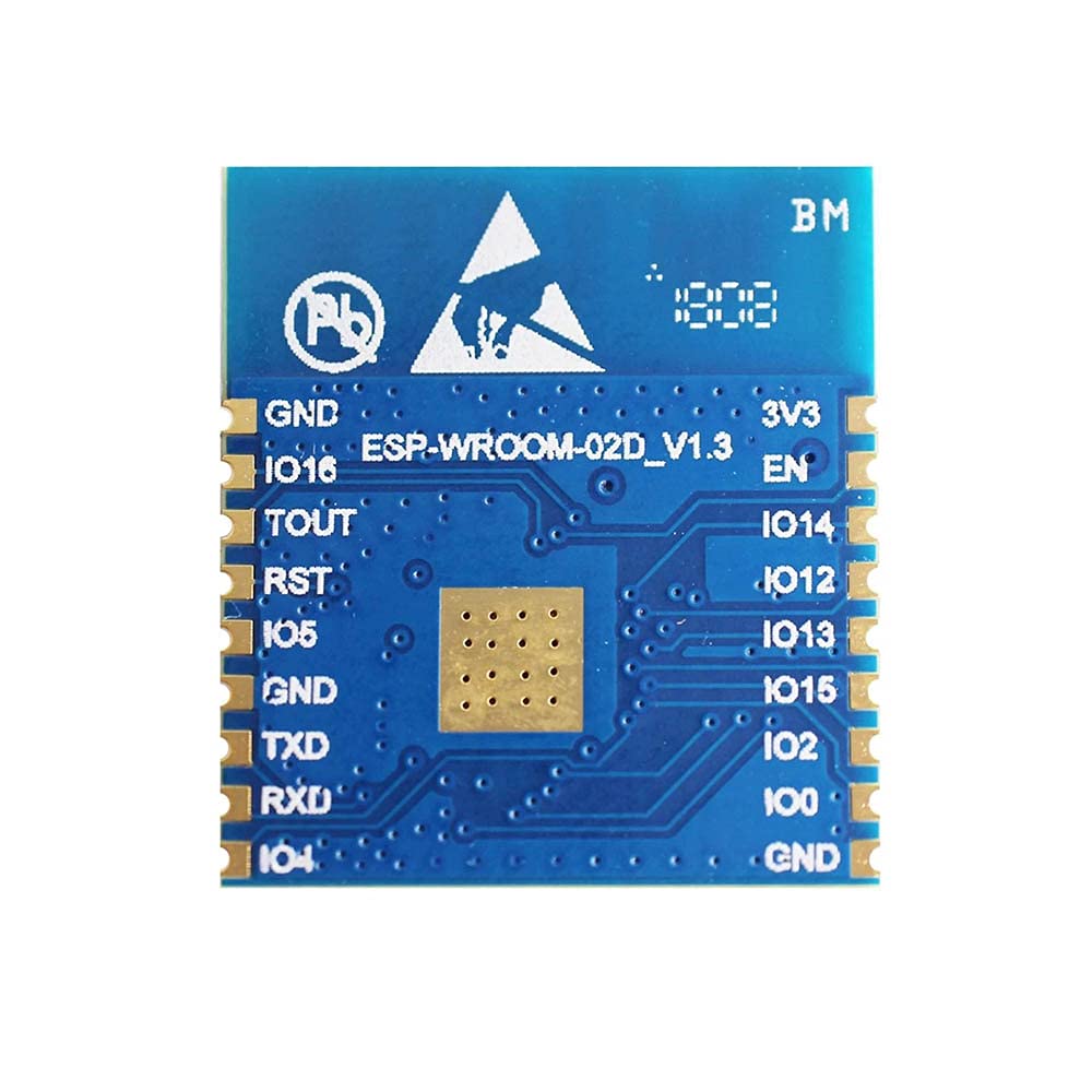 Rakstore 2 Pcs ESP-WROOM-02D ESP8266 WiFi MCU Wireless Module Wireless Transceiver Module 4MB Flash (ESP-WROOM-02D)