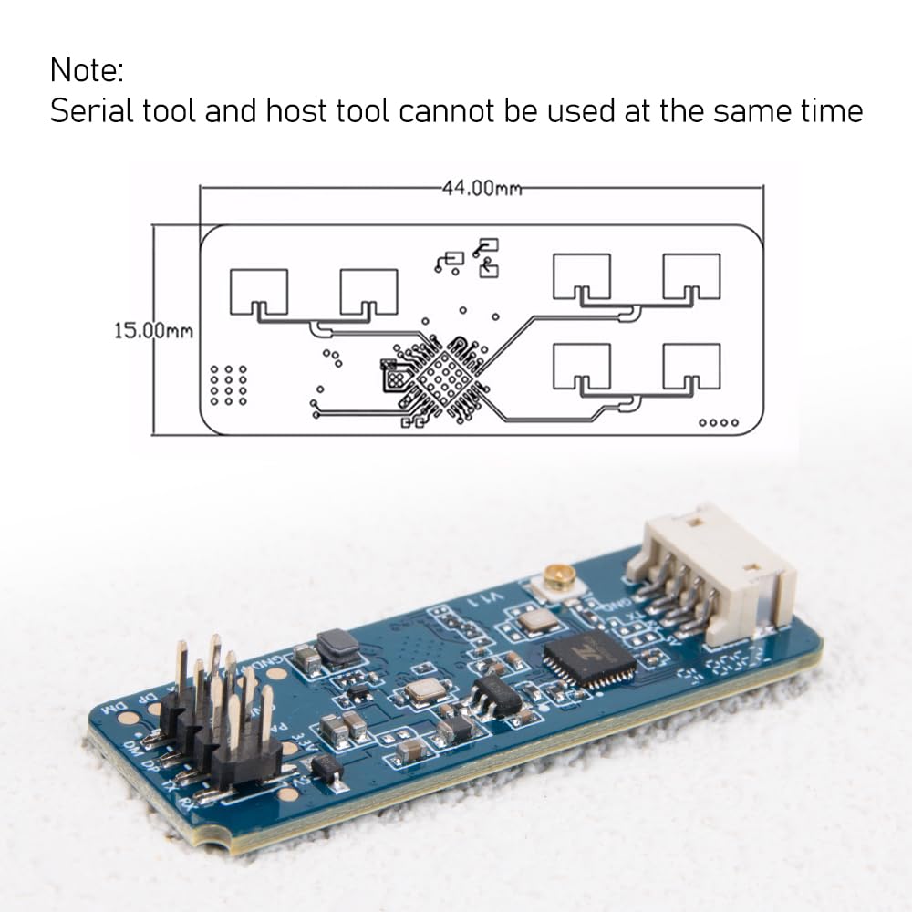 ZORZA 1Pcs High-Precision 24G Radar Sensor Module HLK-LD2450 Smart Human Presence & Motion Detection Module for Home Office and Hotel 5V Operation Up