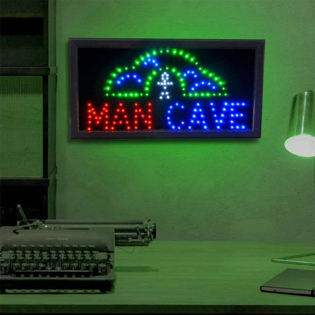 10"X9" LIGHTP "MAN CAVE" SIGN