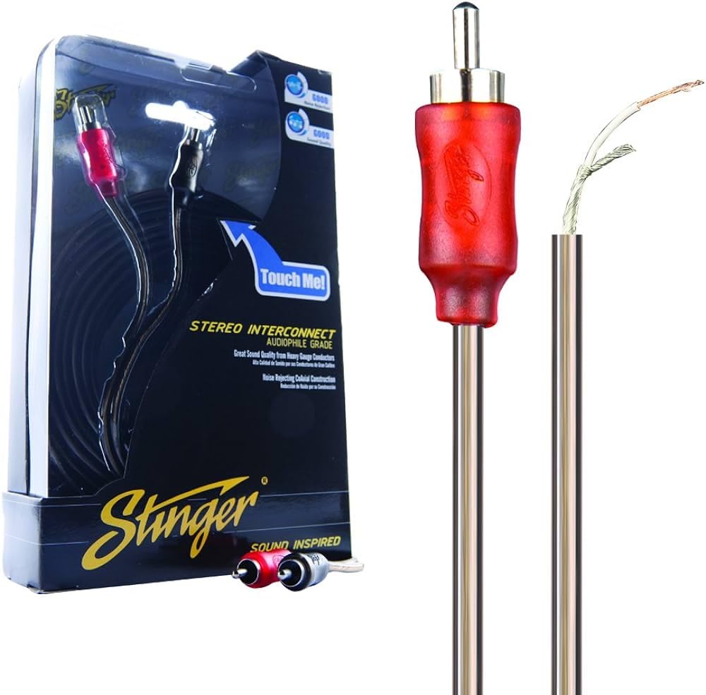 Stinger SI129 9Ft 1000 Series 2-Channel Audiophile Grade RCA Stereo Interconnect Cable