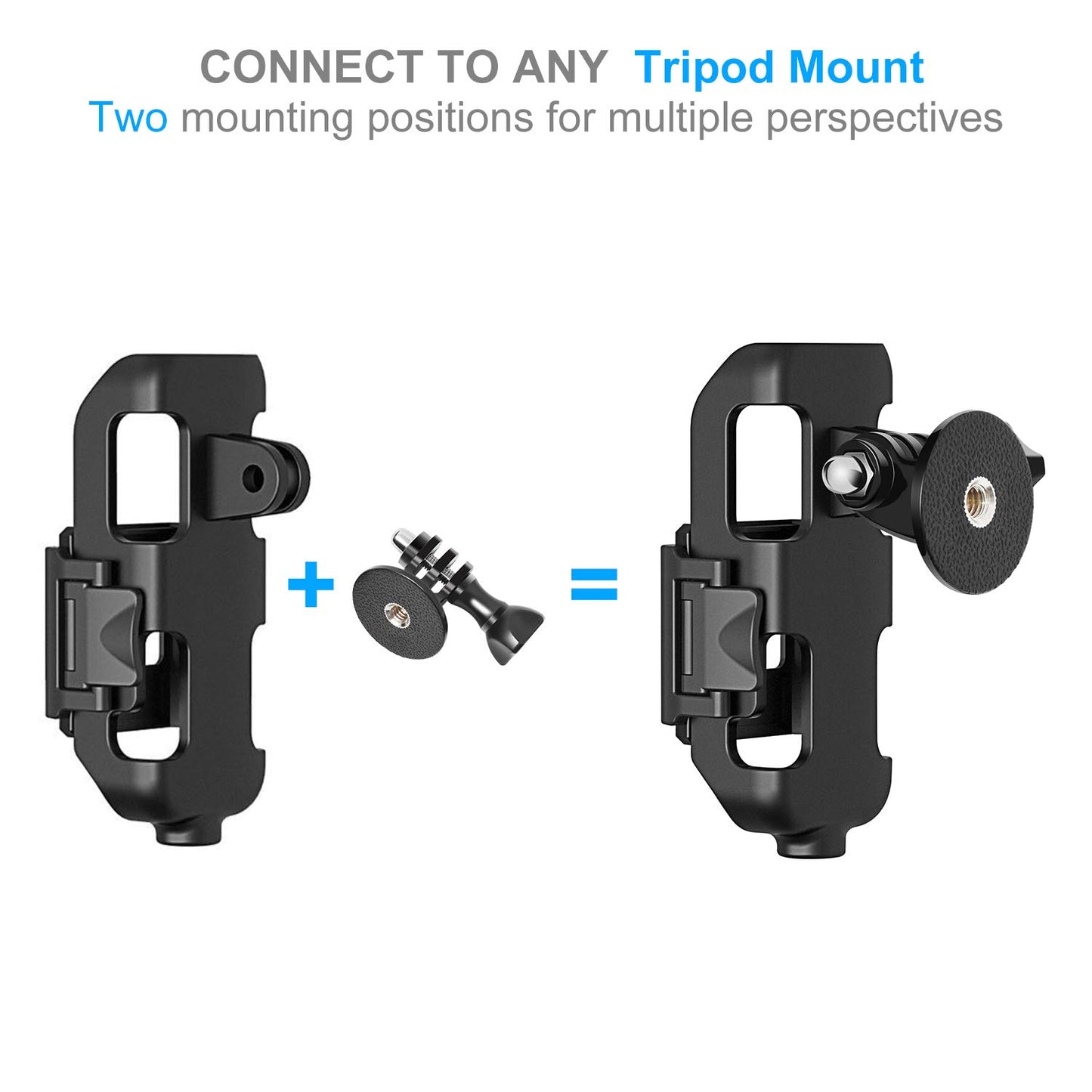 3 in 1 Tripod and Action GoPro Mount Stand Bracket for DJI Osmo/DJI Pocket 2, Action Cam Mount with Screw, for Osmo Pocket Accessories Kit Tripod