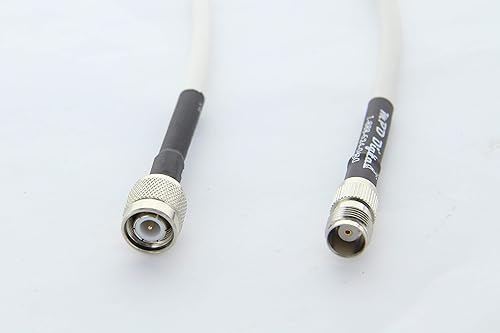 MPD Digital RG8X Marine Iridium VHF AIS Antenna Extension Cable TNC Male & Female RF Connectors Made in The U.S.A, 18ft