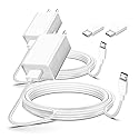 2 Pack Charging Power Cable Cord 9V for Arlo Pro/Pro2, Q, GO, Essential Spotlight XL/XL 2nd, Wyze Cam Pan v3 v2, Blink, Yi Home Camera, Kasa Wall