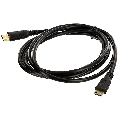 TacPower HDMI to Mini HDMI Cable For Canon EOS Rebel T3i T2i T1i 60D 7D 5D Mark II Camera