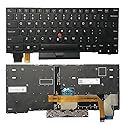 Huasheng Suda Replacement for Lenovo Thinkpad X13 X13YOGA Type 20T2 20T3 Type 20UF 20UG 5N20V43181 US with Backlight Keyboard 5N20V43037