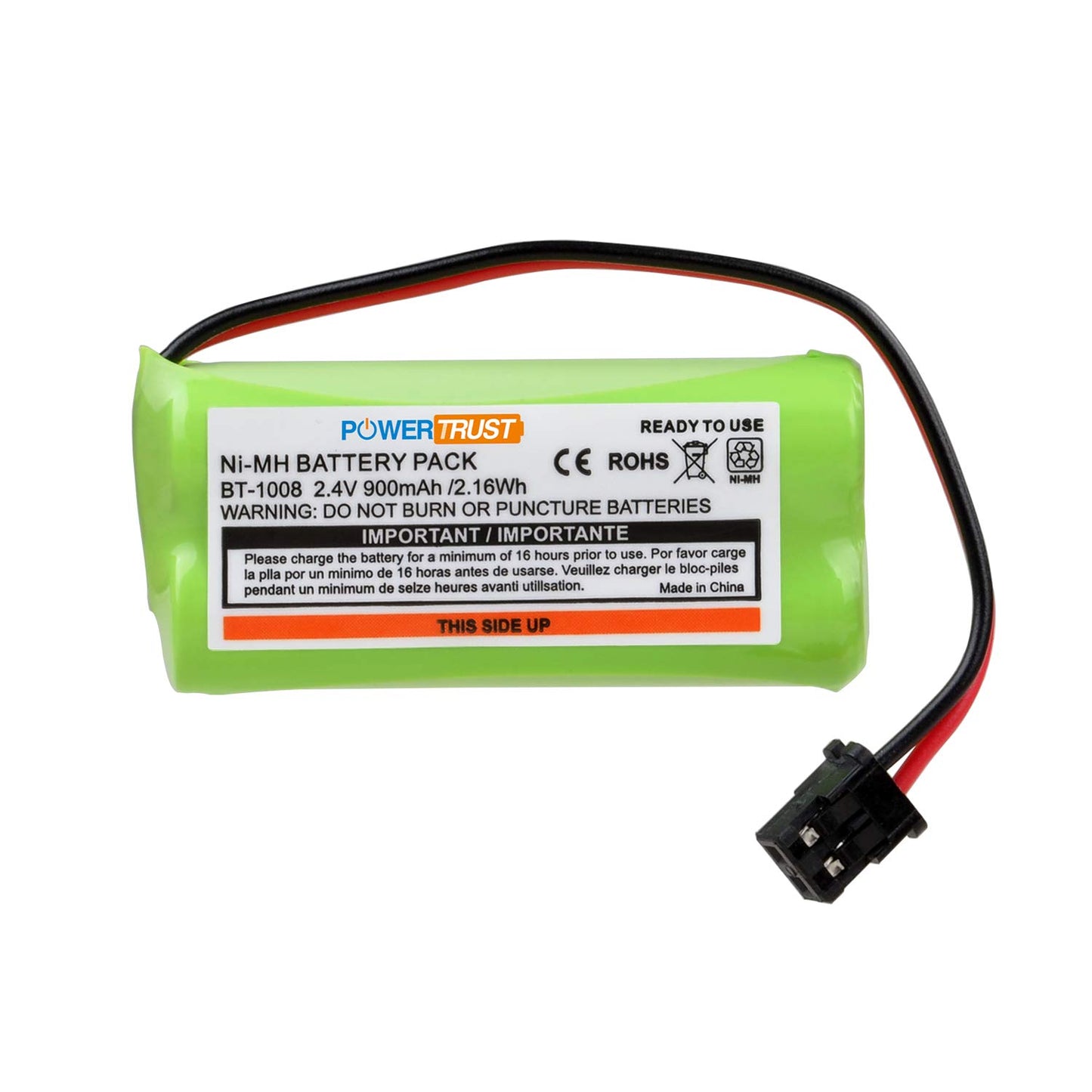 PowerTrust 3Pack Ni-MH Cordless Phone Battery for Uniden BT-1008 BT-1016 BT-1021 BT-1025 BT1021 BT1025 CPH-515B