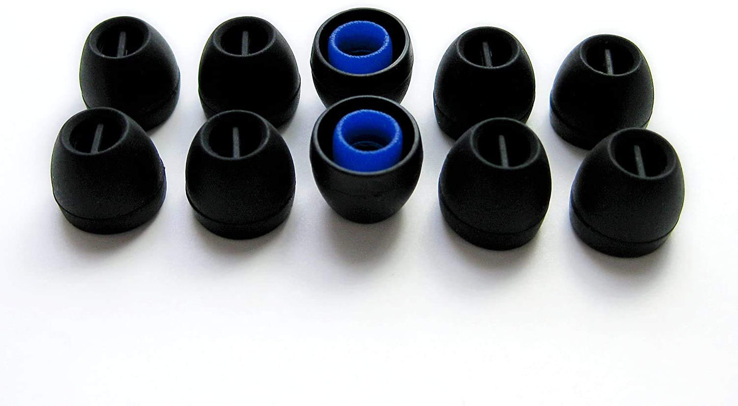 10pcs (Sn-Sm) Replacement Eartips Earbuds Compatible with BeatsX, Powerbeats High-Performance, Powerbeats Pro, Powerbeats, Powerbeats 2 3, Flex…