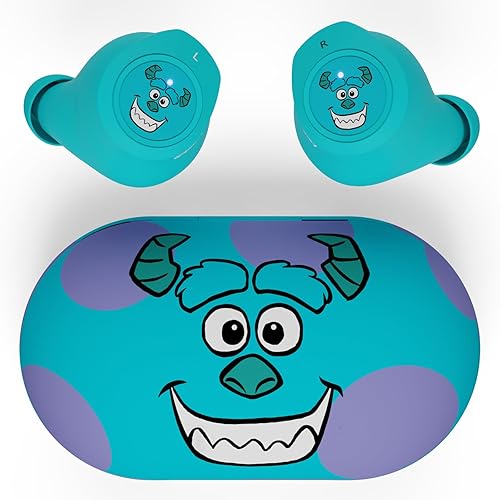 Disney/Pixar Monsters Inc Bluetooth Earbuds w/Charging Case- Wireless Headphones w/Built-in Mic+ Up to 30 Hrs Playtime- Monsters Inc Gifts for Girls…