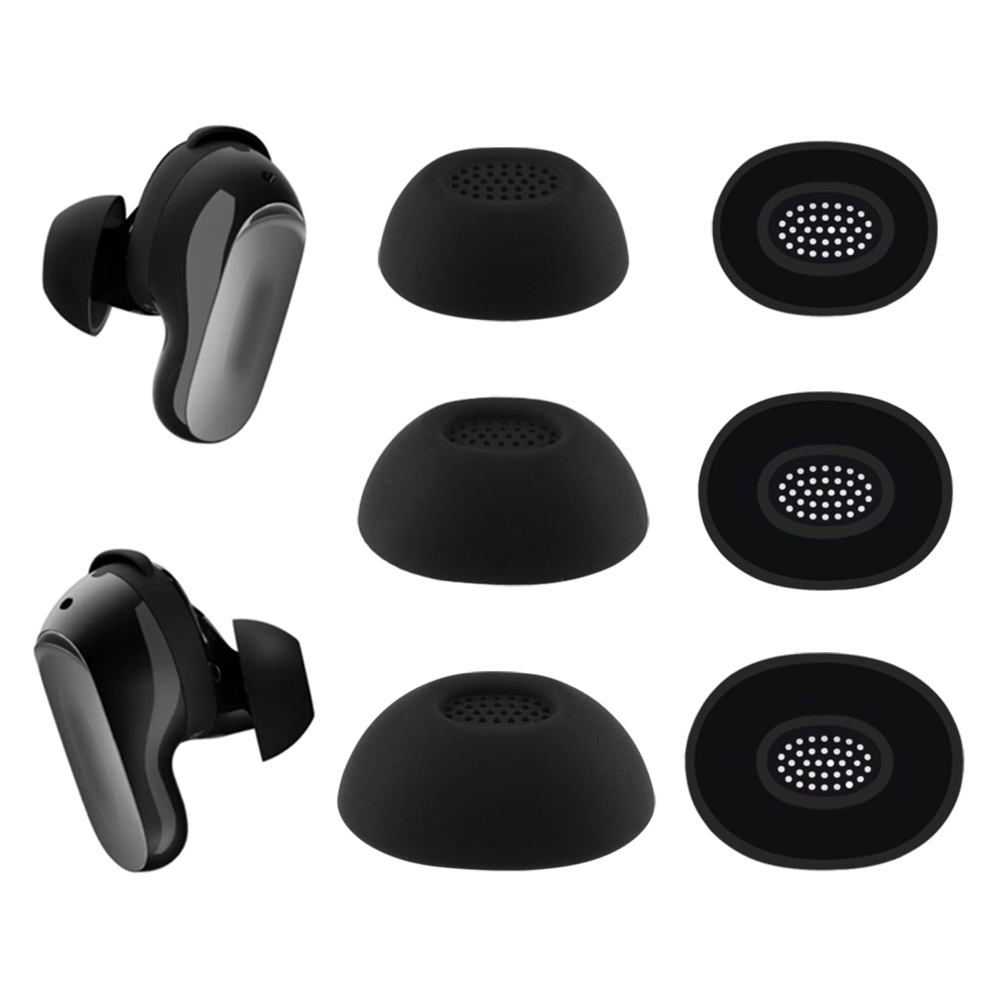 XMTYAN Replacement Ear Tips Compatible with Bose QuietComfort Ultra Earbuds (2nd Gen, 2025), Soft Silicone Eartips with Portable Storage Box (3