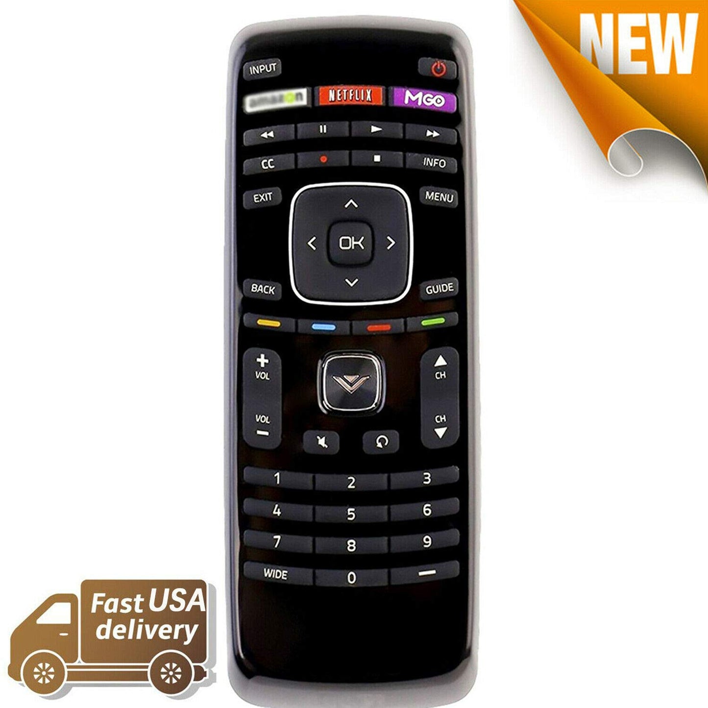New - XRT112 Remote Control for Vizio Smart TV E552VLE M601D-A2 M551i-A0