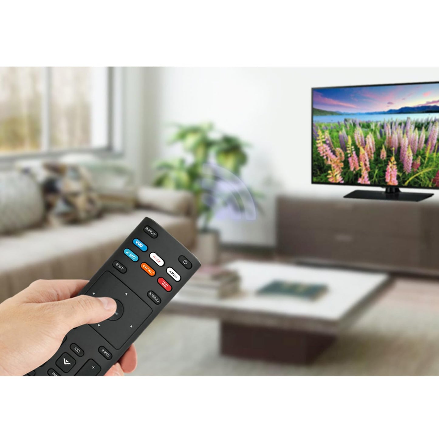 XRT136 Replace Remote Control Applicable for Vizio TV P55-F1 P65-F1 P75-F1 D24f-F1 D43f-F1 D50f-F1 E65-E1
