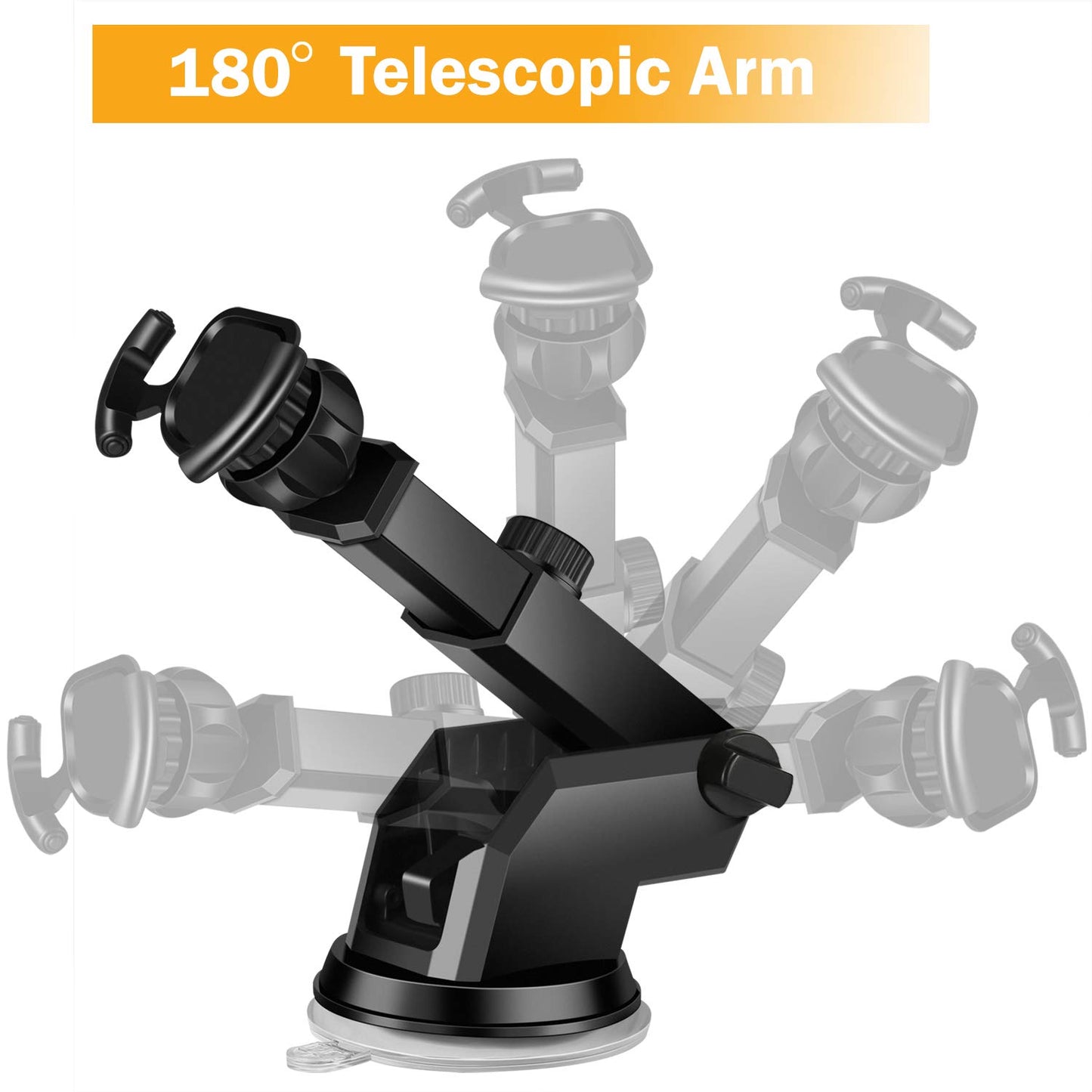 ZANEDY Car Mount Air Vent Cell Phone Holder Pop Cup Suction Car Mount for Collapsible Grip/Socket Mount Dashboard Desk Wall Bracket for GPS Navigation