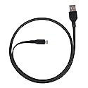 Ventev Flat USB A to USB C High Speed Tangle-Free 3 Foot Cable