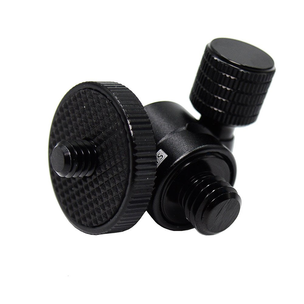koolehaoda Mini Ballhead Camera Tripod Ball Head Mount and 1/4 to 3/8 Connector (1/4 to 3/8 Connector)