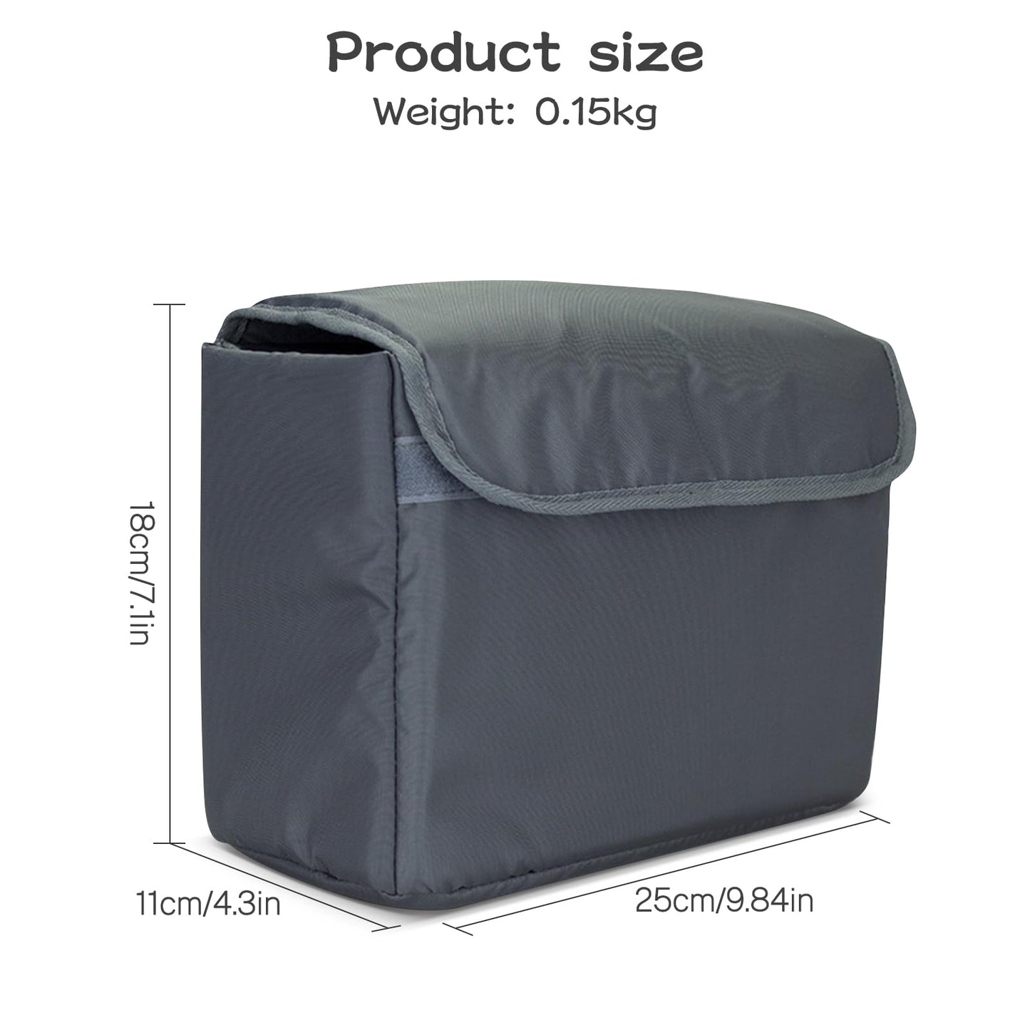 Jippedea Camera Insert Bag,Backpack Inner Camera Padded Organizer Case Suit for Sony,Canon,Nikon