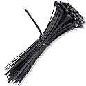 100 8 inch pieces Cable Zip Nylon Heavy Duty Self Locking Wire Ties,