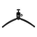 Fotodiox Pro Heavy Duty Tabletop Arched-Leg Tripod - All Metal, Foldable with Pan/Swivel Ballhead for Cameras, Monitors, LED Lights, Flashes, Mic