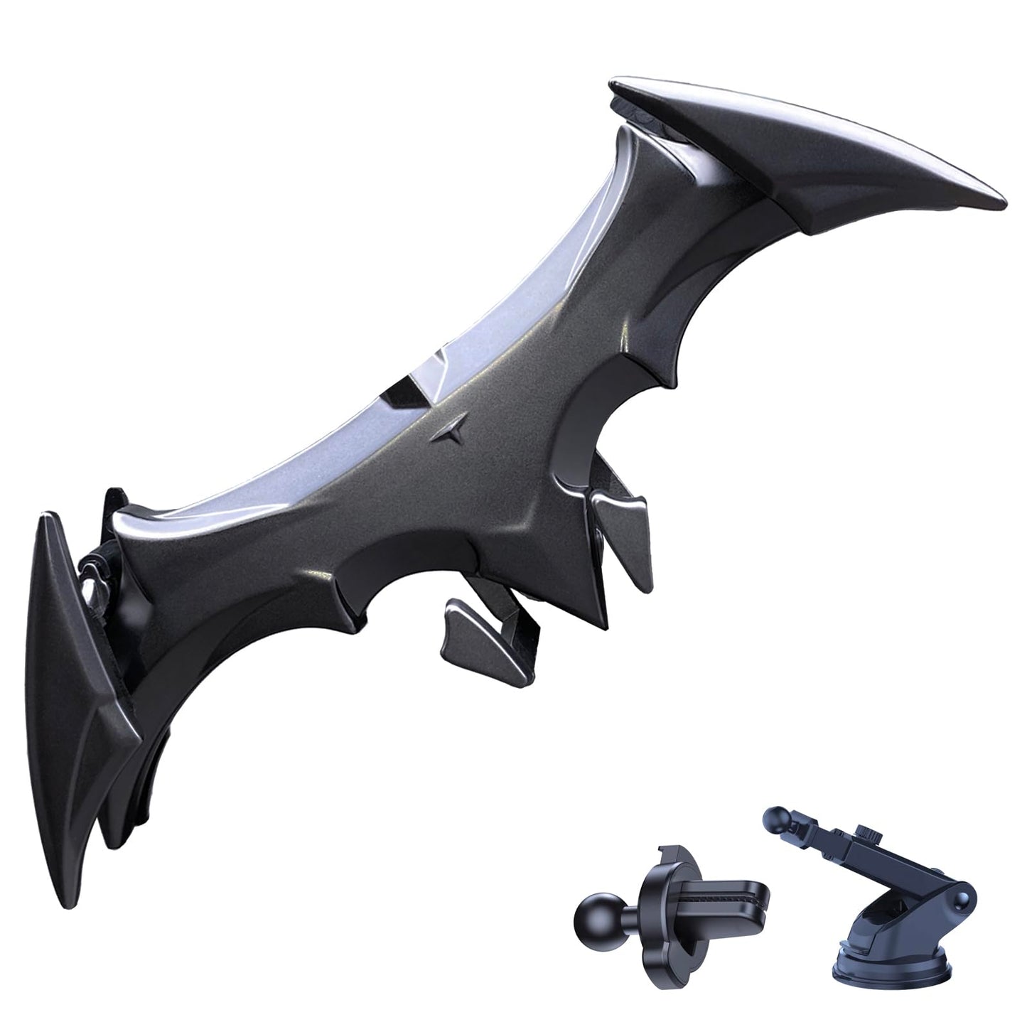 livin Alloy Material Unique Phone Holder Mount for Car Gifts for Men Bat Decorations Collectibles for Room Universal Vent/Dash/Windshield Gravity