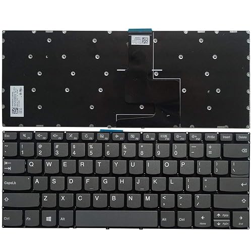 Laptop Replacement Keyboard Fit Lenovo IdeaPad Flex 5-1470 Flex 5-1570 US Layout No Backlight