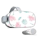 MightySkins Skin Compatible with Oculus Go Mobile VR - Paper Flowers | Protective, Durable, and Unique Vinyl Decal wrap Cover | Easy to Apply, Remove