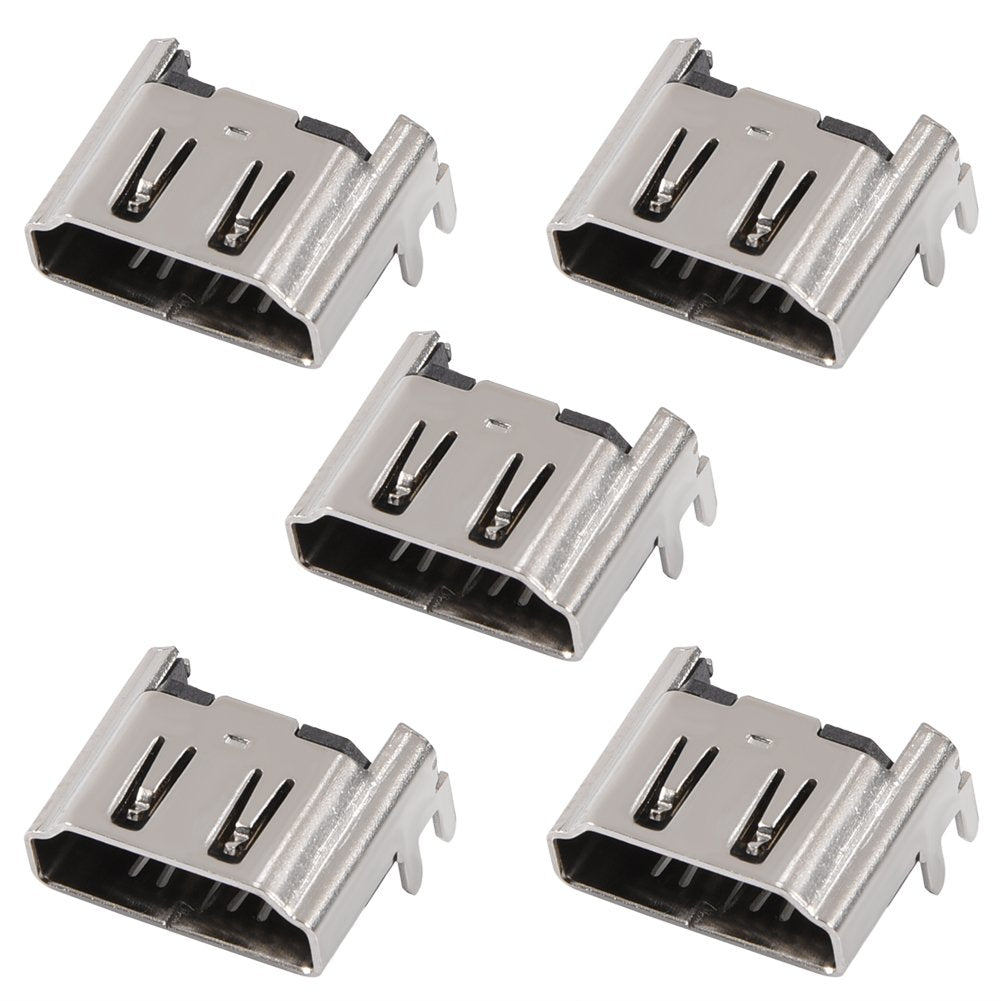 Serounder 5Pcs Replacement Port Interface Connector Socket for for 4 for 1000/1100/1200 Motherboard Console