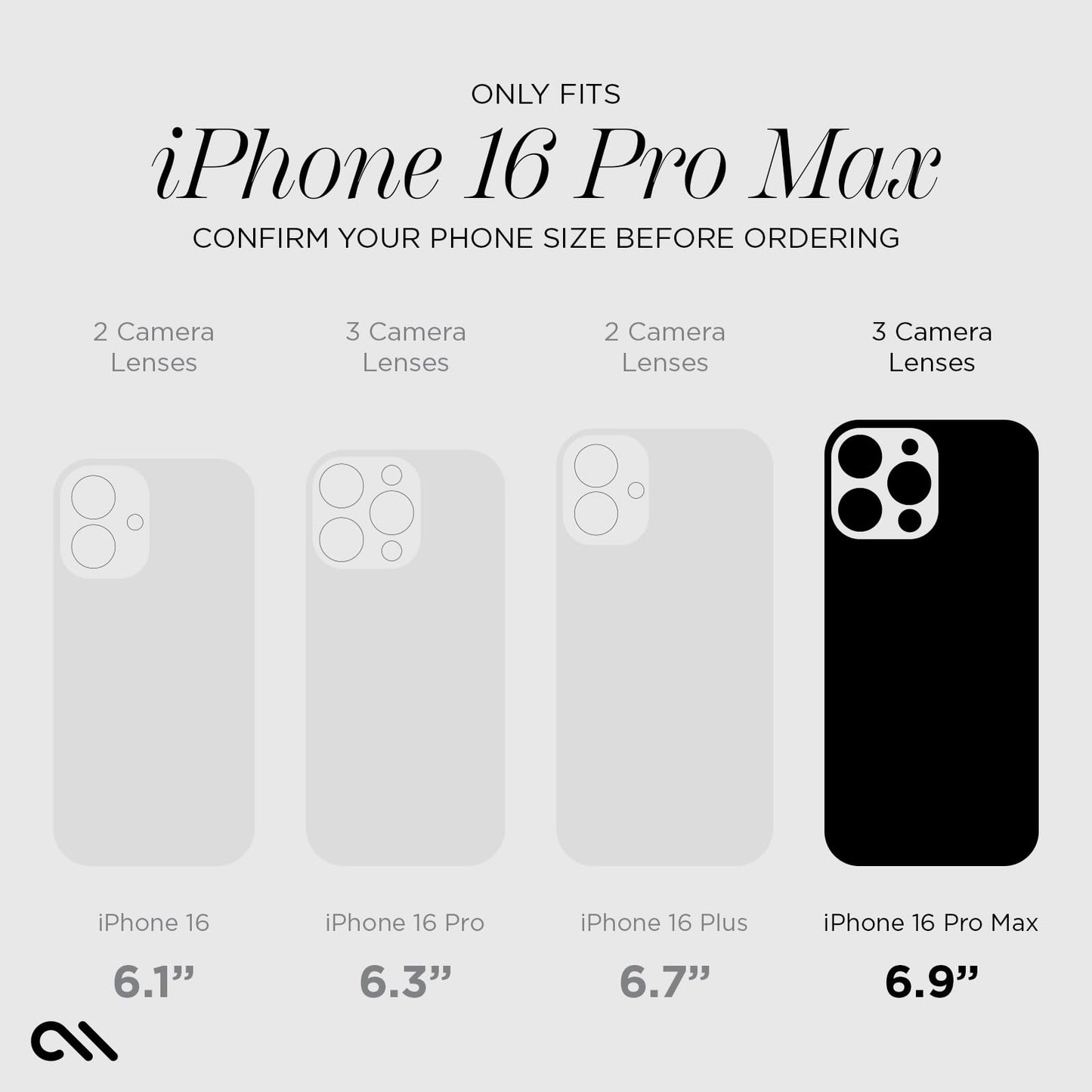 Case-Mate iPhone 16 Pro Max Case - Silver Waterfall