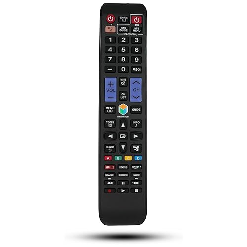 Replacement Remote Control for Samsung UN40MU6300 UN50MU6300 UN55MU6300 UN65MU6300 UN75MU6300 UN55MU9000 UN65MU9000 Curved 4K Ultra HD Smart LED TV