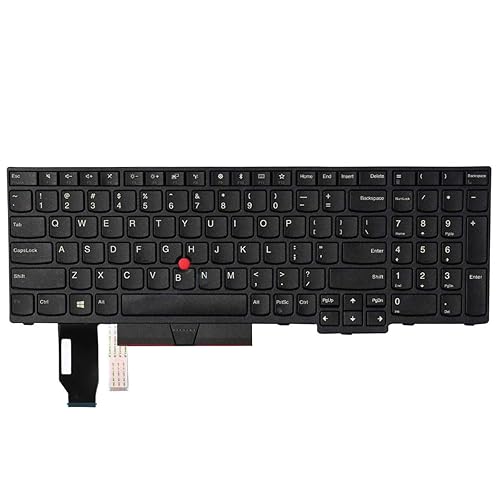 AUTENS Replacement US Keyboard for Lenovo ThinkPad E580 E585 L580 E590 E595 L590 T590 P15S P52 P72 P53 P53S P73 P53 P52 T15(Not Fit P52s) Laptop (No