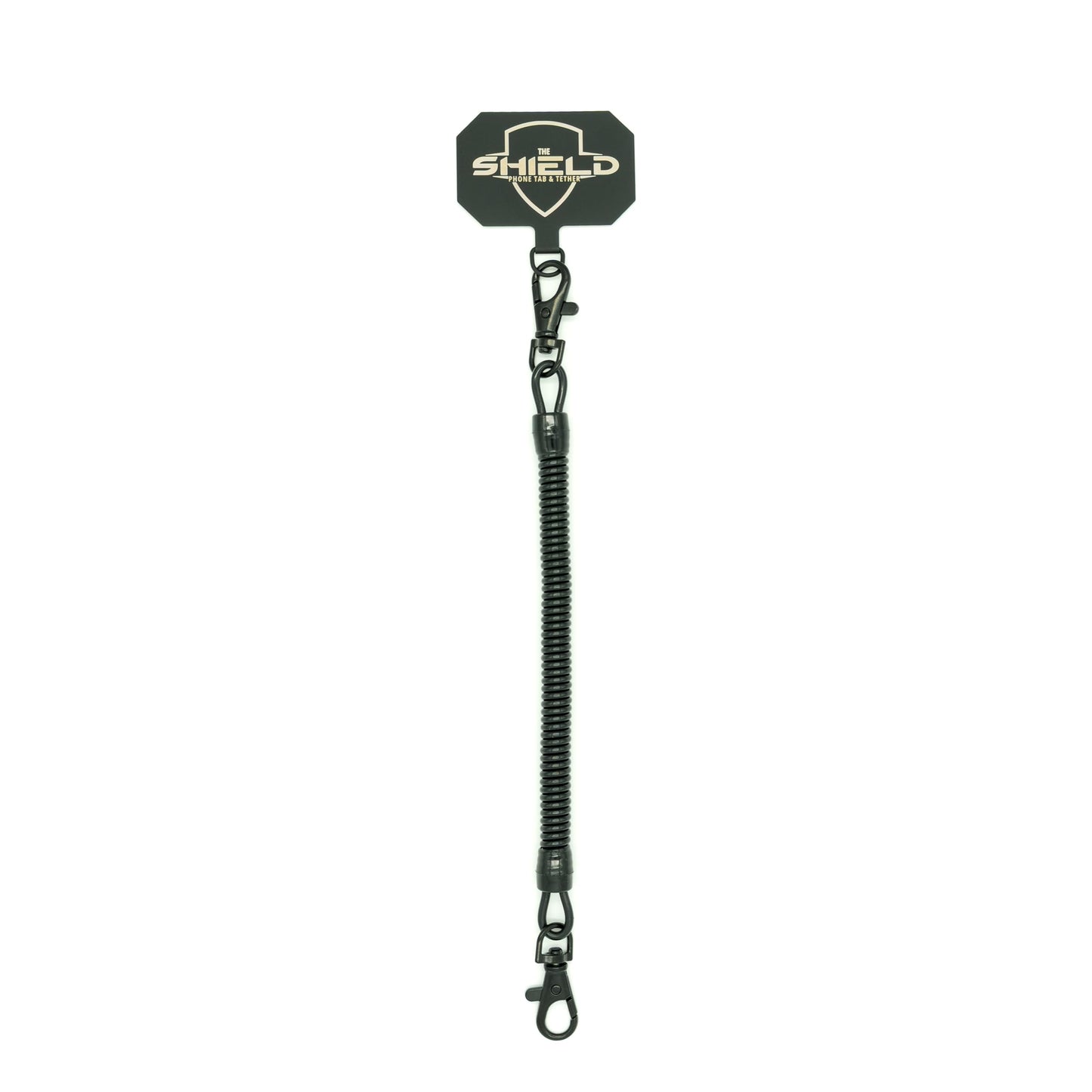 Rogue Fishing The Shield Phone Tab & Tether - Anti Theft Strap with Retractable Phone Tether - Waterproof Leash Lanyard for Kayak, Fishing