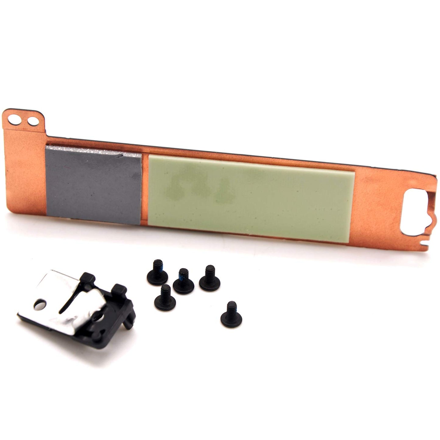 Deal4GO M.2 SSD Heat Shield Heatsink w/ Support Bracket 2FFR0 X3DN4 Replacement for Dell Latitude 5480 5590 5580 5490 5491 5591 5280 5290 Precision