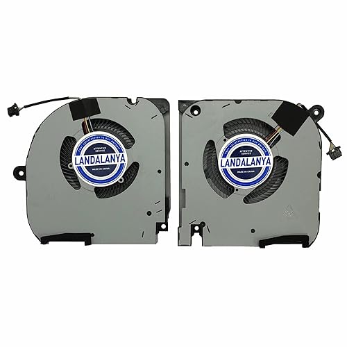 LANDALANYA Replacement new CPU and GPU Cooling Fan for Dell G7 7500 2020 Laptop 00XPY2 MG75080V1-C010-S9A DC5V and MG80081V1-C010-S9A 08THFX DC12V Fan