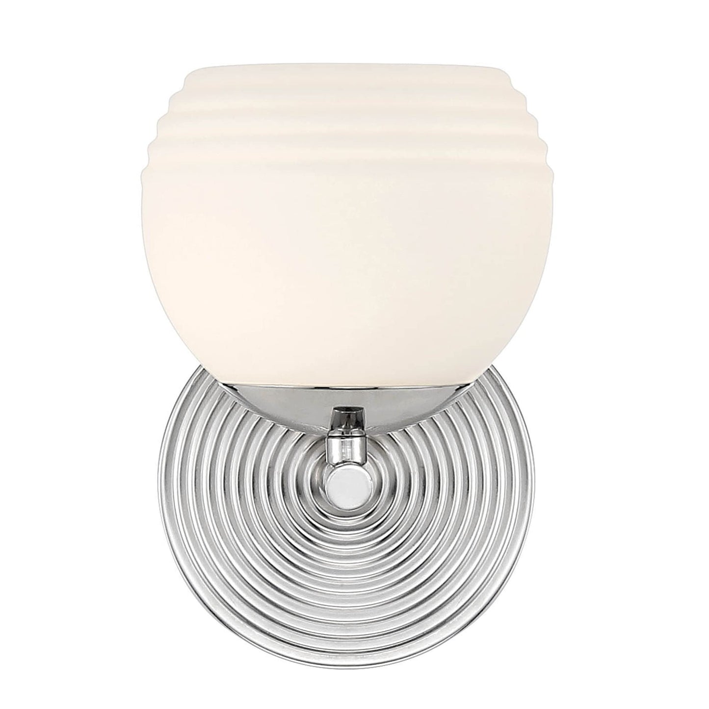 DESIGNERS FOUNTAIN Moon Breeze 1 Light Wall Sconce, Polished Nickel, D251H-WS-PN