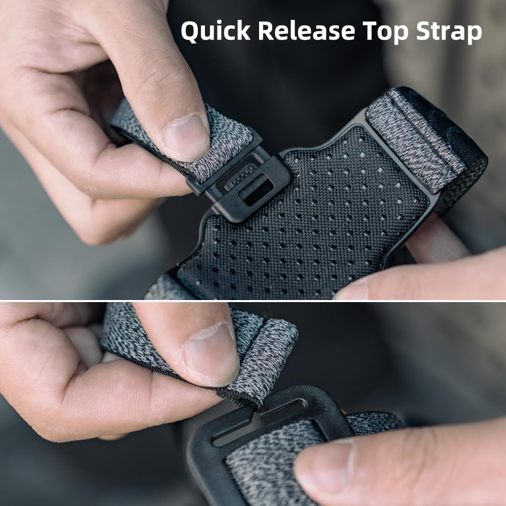 SUREWO Magnetic Head Strap Mount,Adjustable Head Belt Mount Compatible with Go pro Hero 13/12/11/10/9/8/7/6/5 Black,DJI Osmo Action 5 pro/4/3/2,Insta