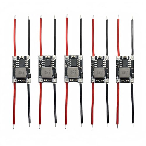 5pcs 3.3V Buck Converter Module, DC 4.5-24V to 3.3V Voltage Regulator, Mini Power Supply, Suitable for 9V/12V/24V Conversion (3.3V-DC)