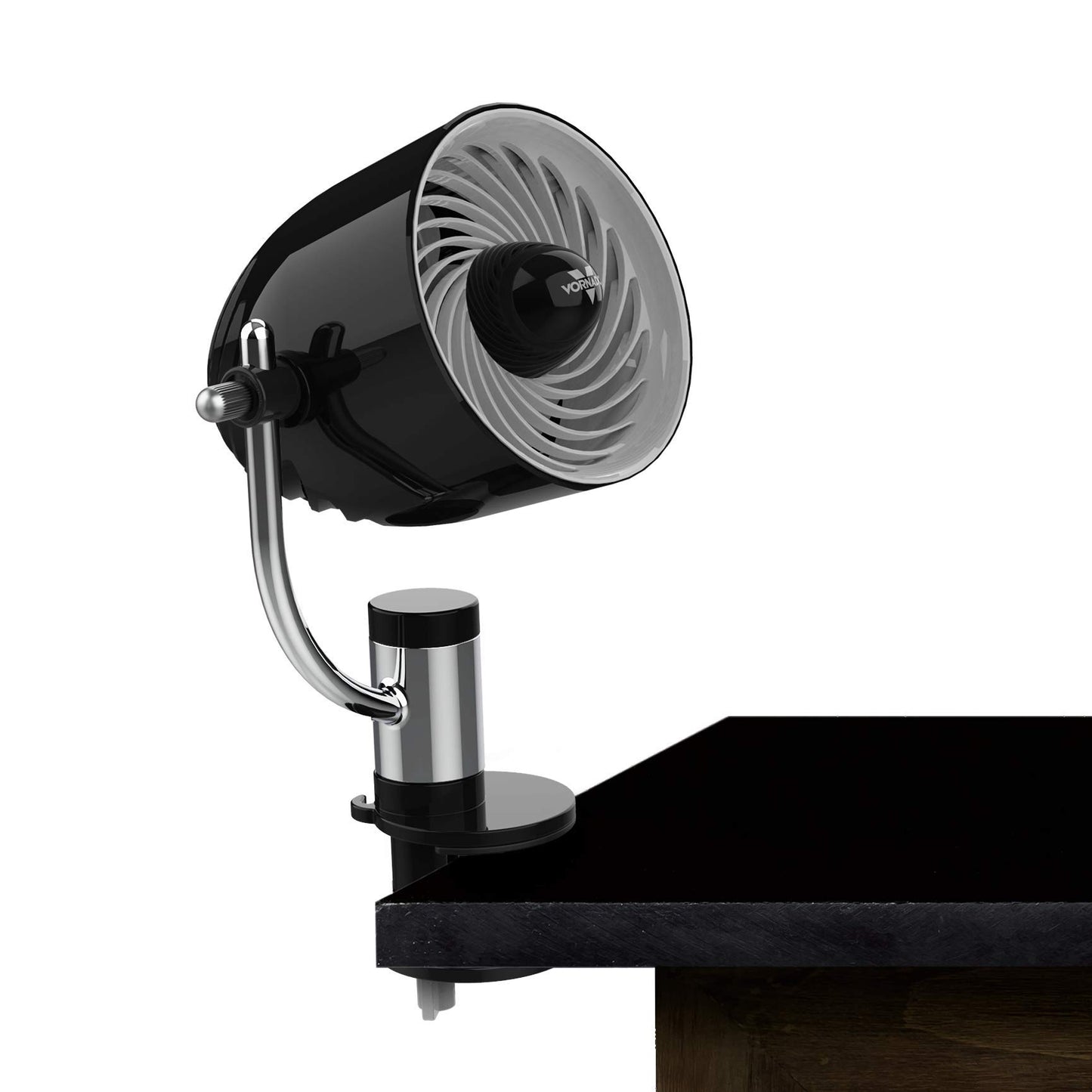 Vornado Pivot Clip Personal Air Circulator, 3-Speed, Portable Desk Fan with Multi-Surface Clip, 360-Degree Adjustable Axis, 9 in Tall, 4 in Diameter