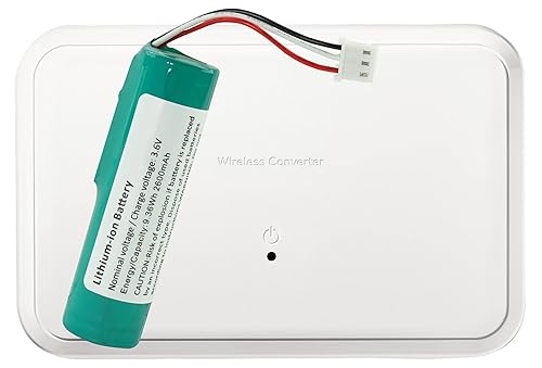 Battery 300-10342 Replacement For Honeywell Home PROSIXC2W/PROSIXC2W Hardwired-to-SiX Converter Panel Series, PROSIXRPTR Encrypted Wireless Repeater