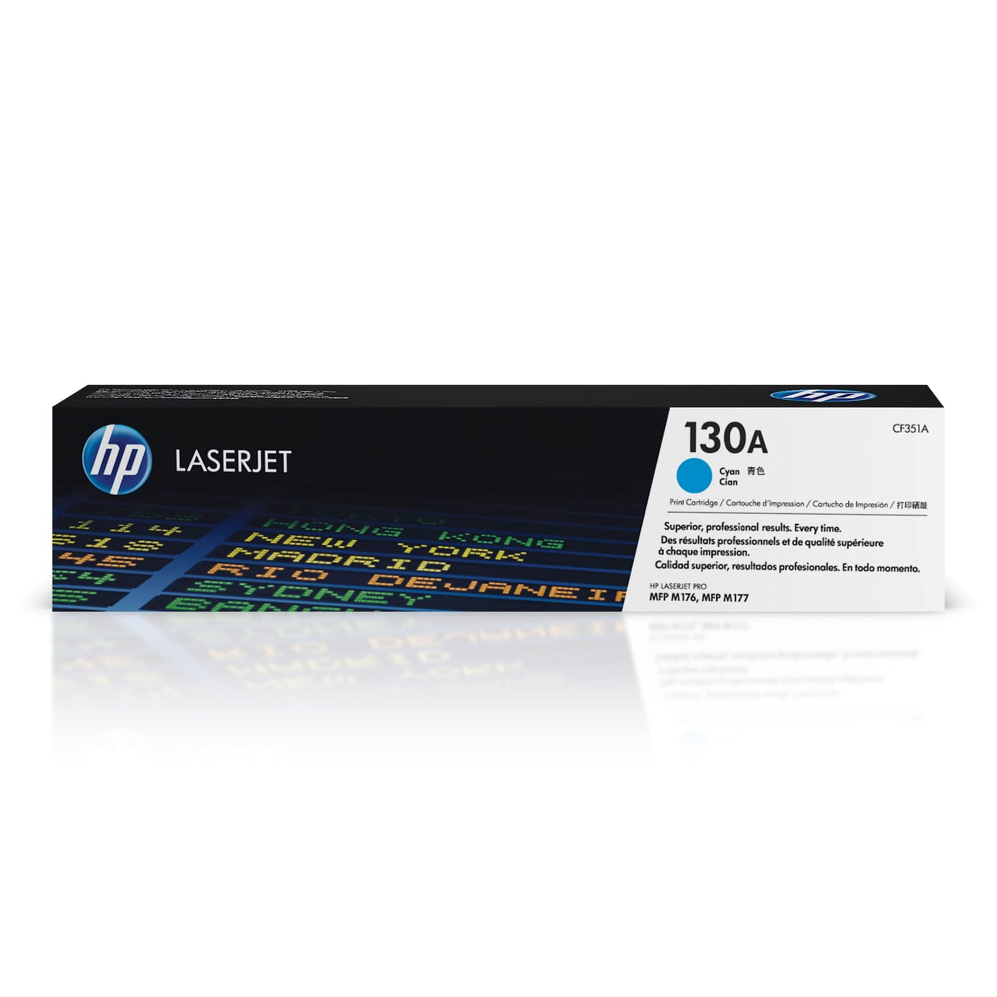 HP 130A Cyan Toner Cartridge | Works Color LaserJet Pro MFP M176, M177 Series | CF351A