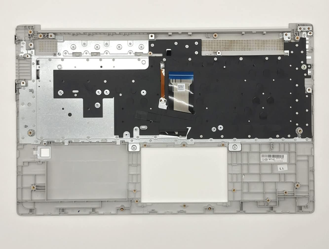 Replacement Upper Case Palmrest for HP 17.3 Inch Laptop 17-CN 17-CP 17T-CN 17Z-CP Laptop with Backlit Keyboard Assembly with Fingerprint Hole